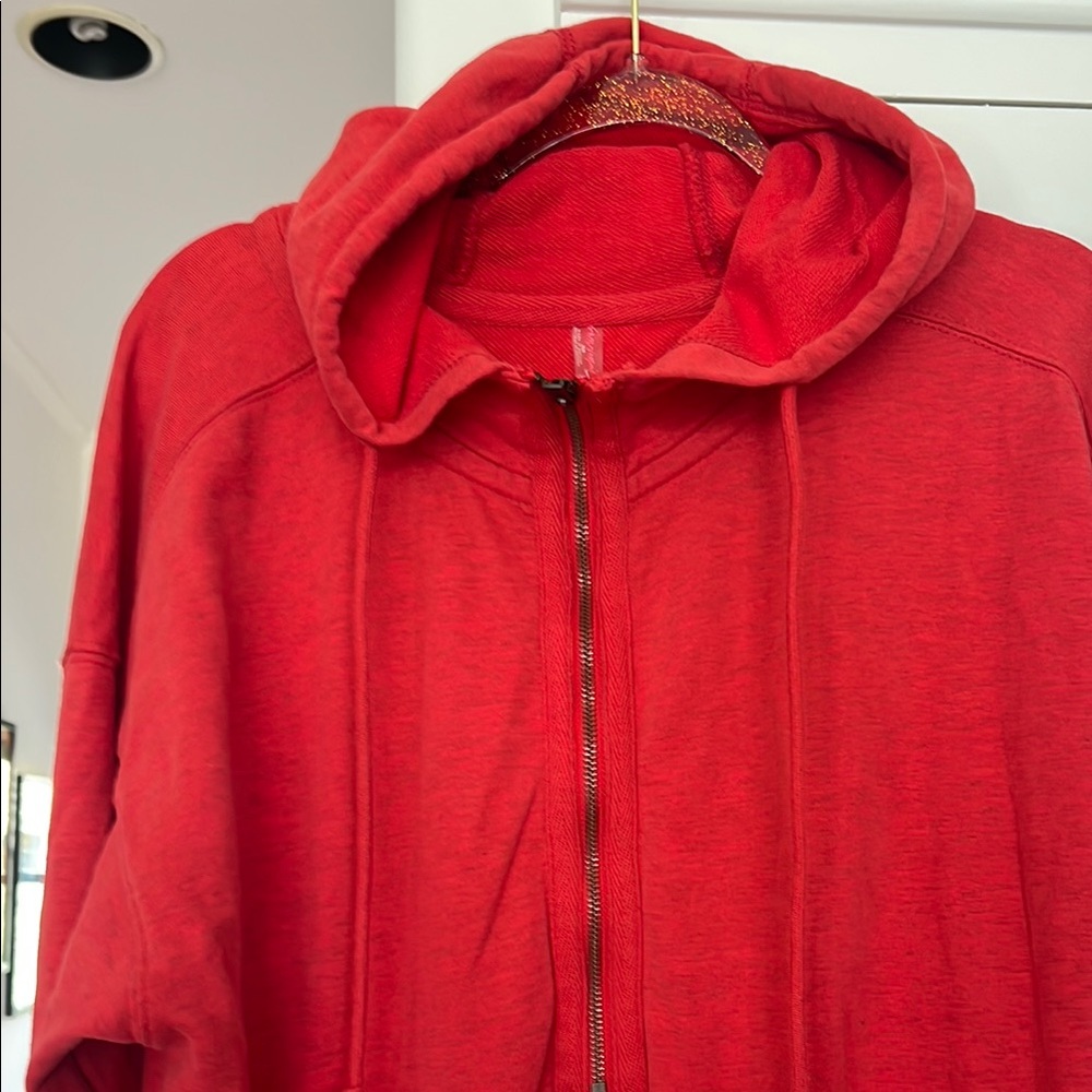 Free People FP Movement Training Day jumpsuit M Red Heather - Picture 2 of 15